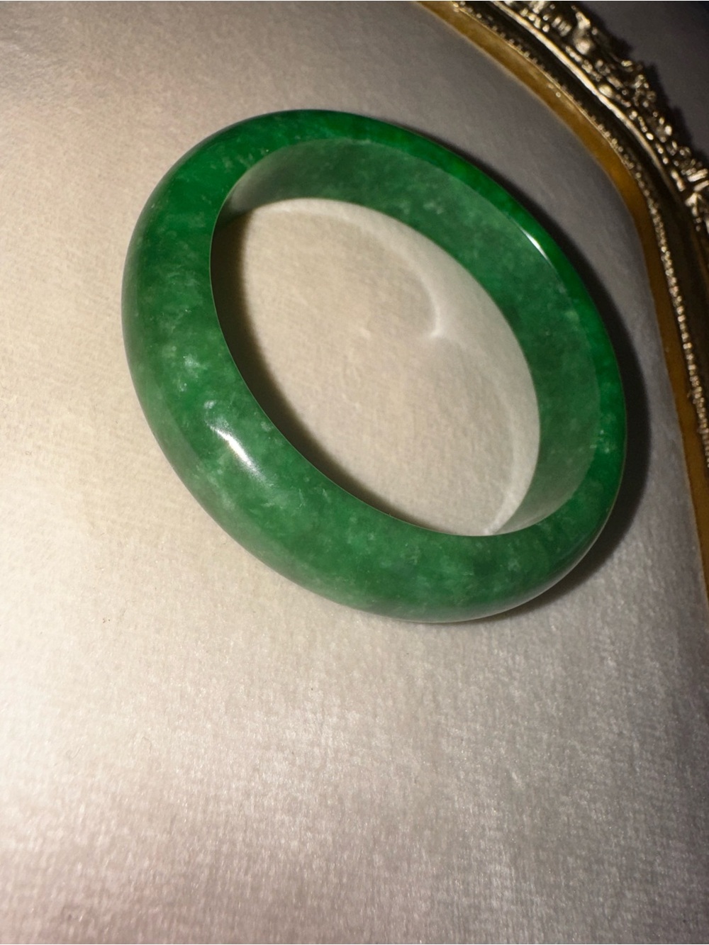 Vintage Green Jade Bangle 58MM